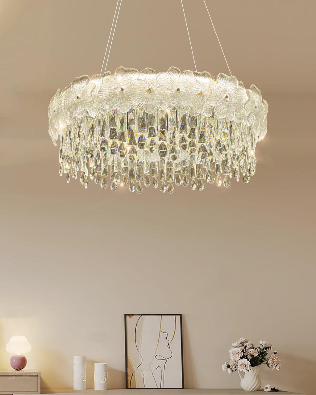 BRAMBLEFORD CRYSTAL ORBILLION CHANDELIER