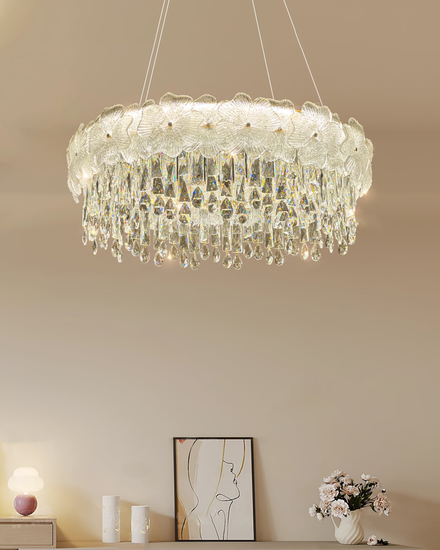 BRAMBLEFORD CRYSTAL ORBILLION CHANDELIER