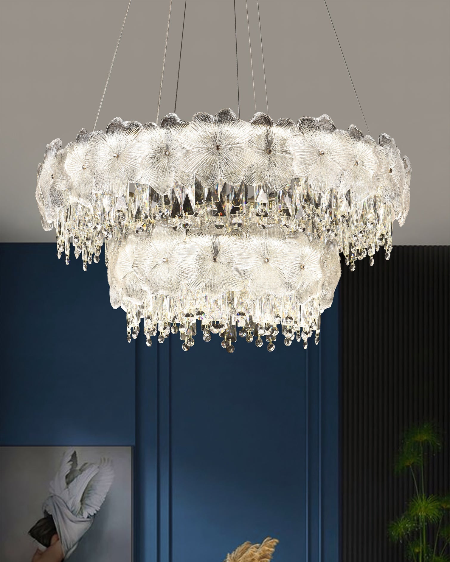 BRAMBLEFORD CRYSTAL ORBILLION CHANDELIER