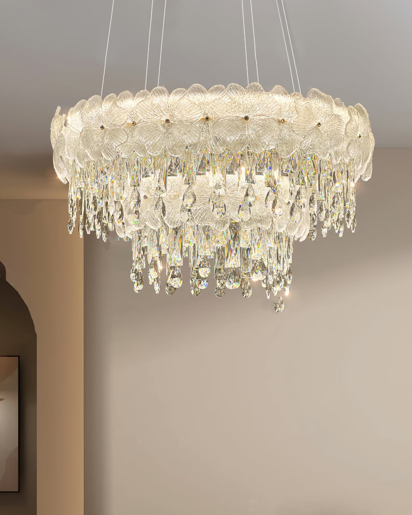BRAMBLEFORD CRYSTAL ORBILLION CHANDELIER