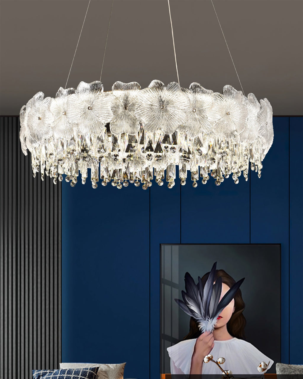 BRAMBLEFORD CRYSTAL ORBILLION CHANDELIER