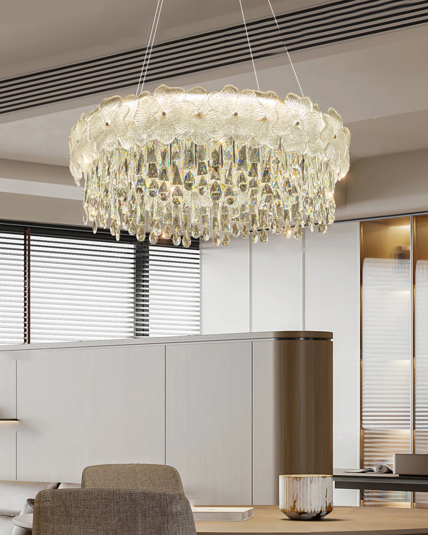 BRAMBLEFORD CRYSTAL ORBILLION CHANDELIER