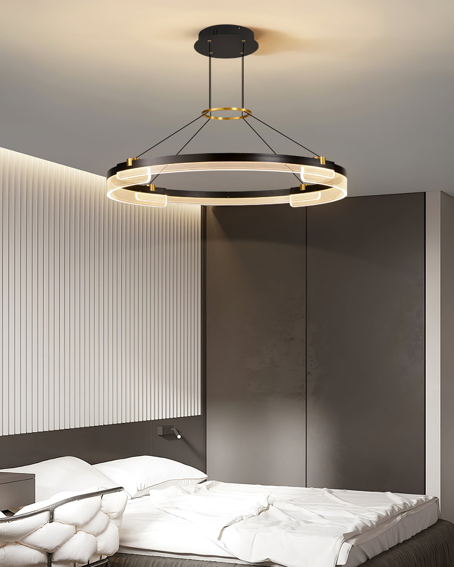 ELMSWORTH CRYSTAL DRAPED CEILING LANTERN