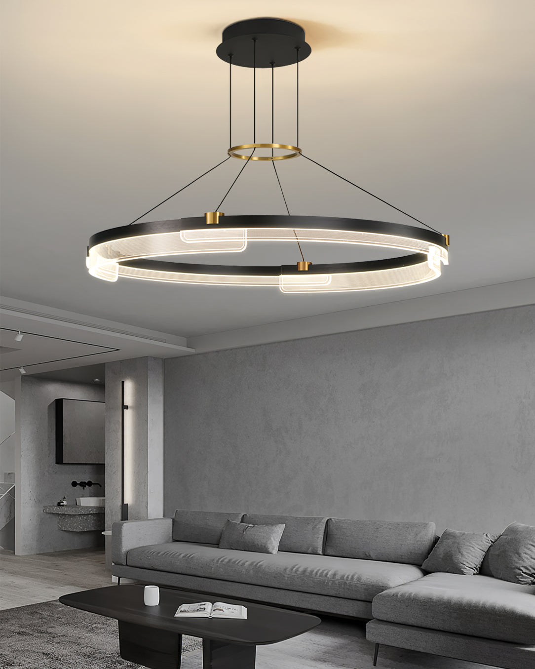 ELMSWORTH CRYSTAL DRAPED CEILING LANTERN