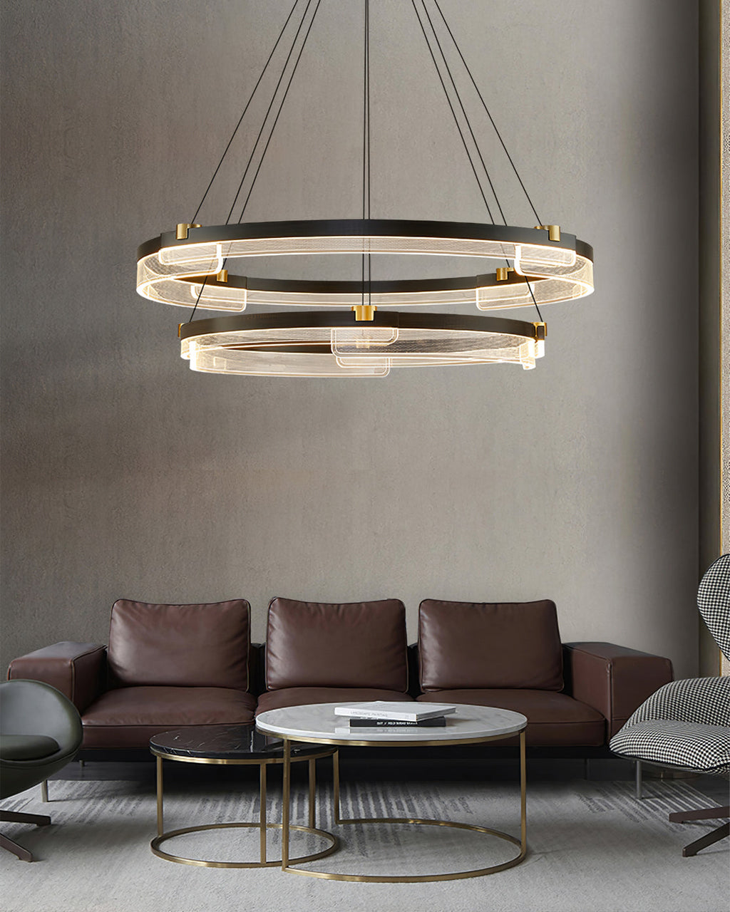 ELMSWORTH CRYSTAL DRAPED CEILING LANTERN