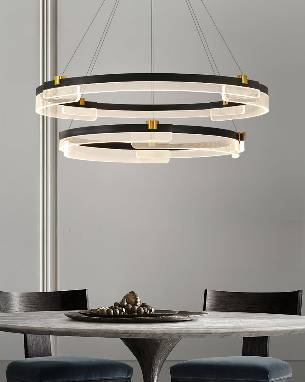 ELMSWORTH CRYSTAL DRAPED CEILING LANTERN