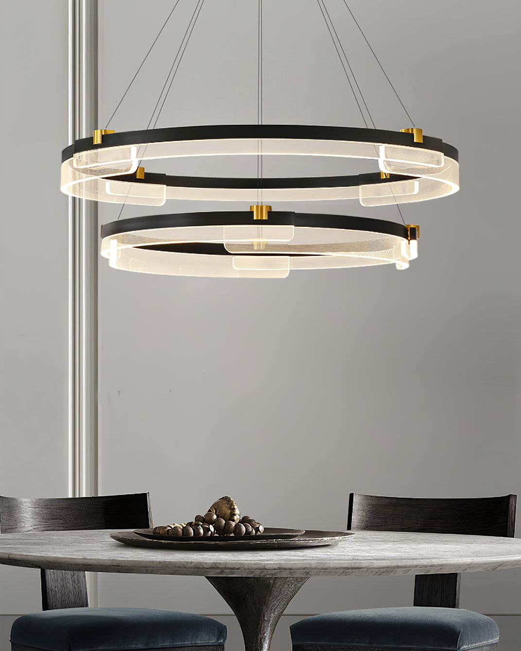 ELMSWORTH CRYSTAL DRAPED CEILING LANTERN