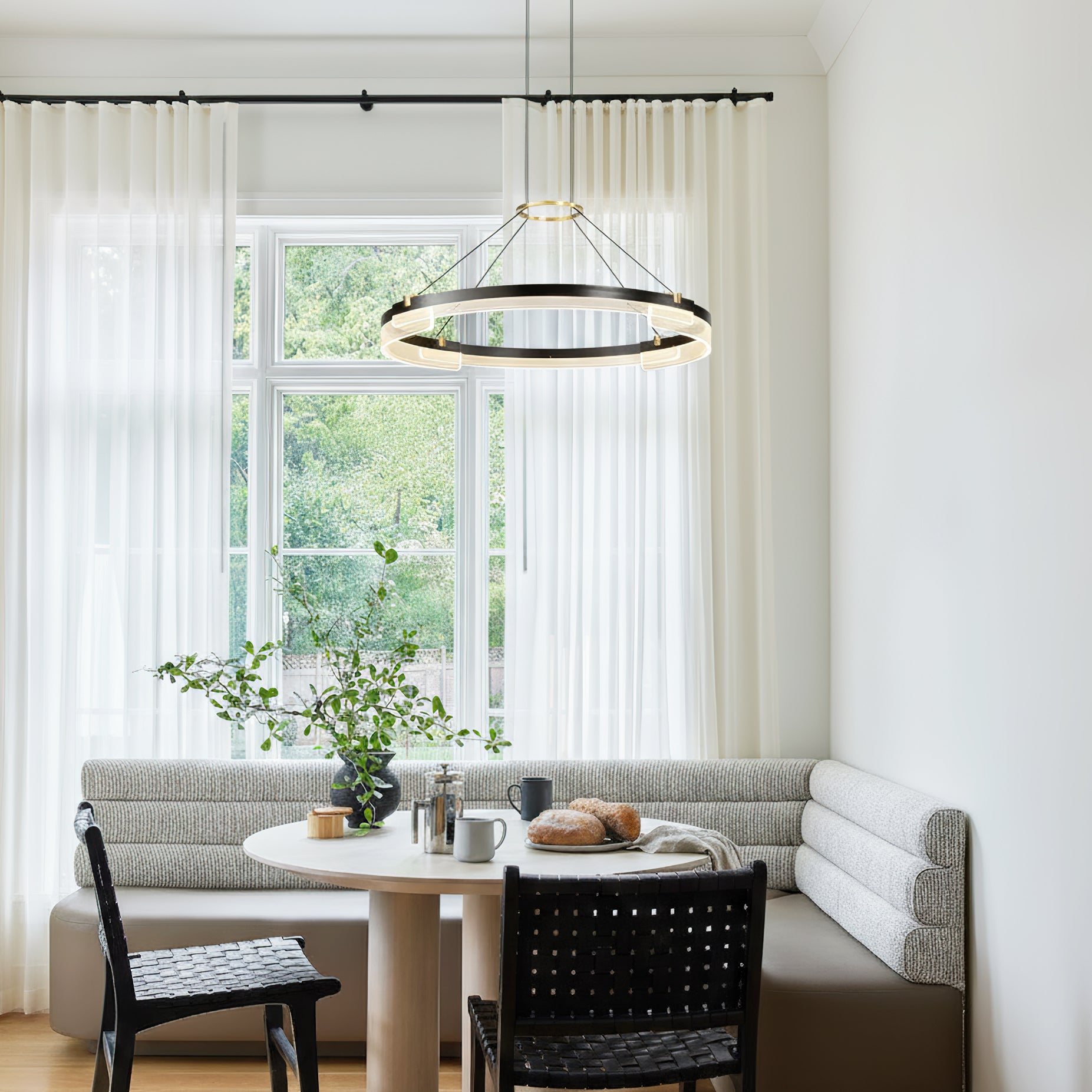 ELMSWORTH CRYSTAL DRAPED CEILING LANTERN