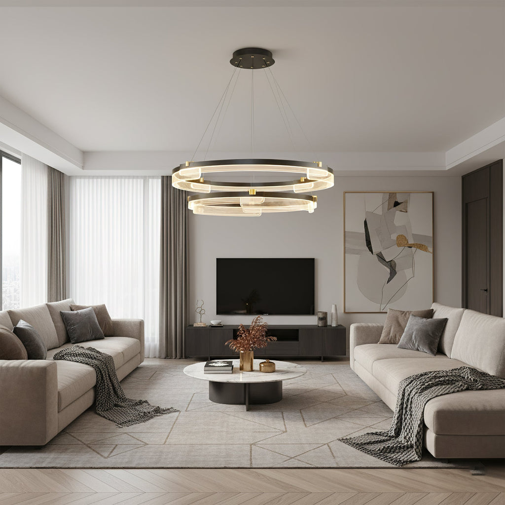 ELMSWORTH CRYSTAL DRAPED CEILING LANTERN