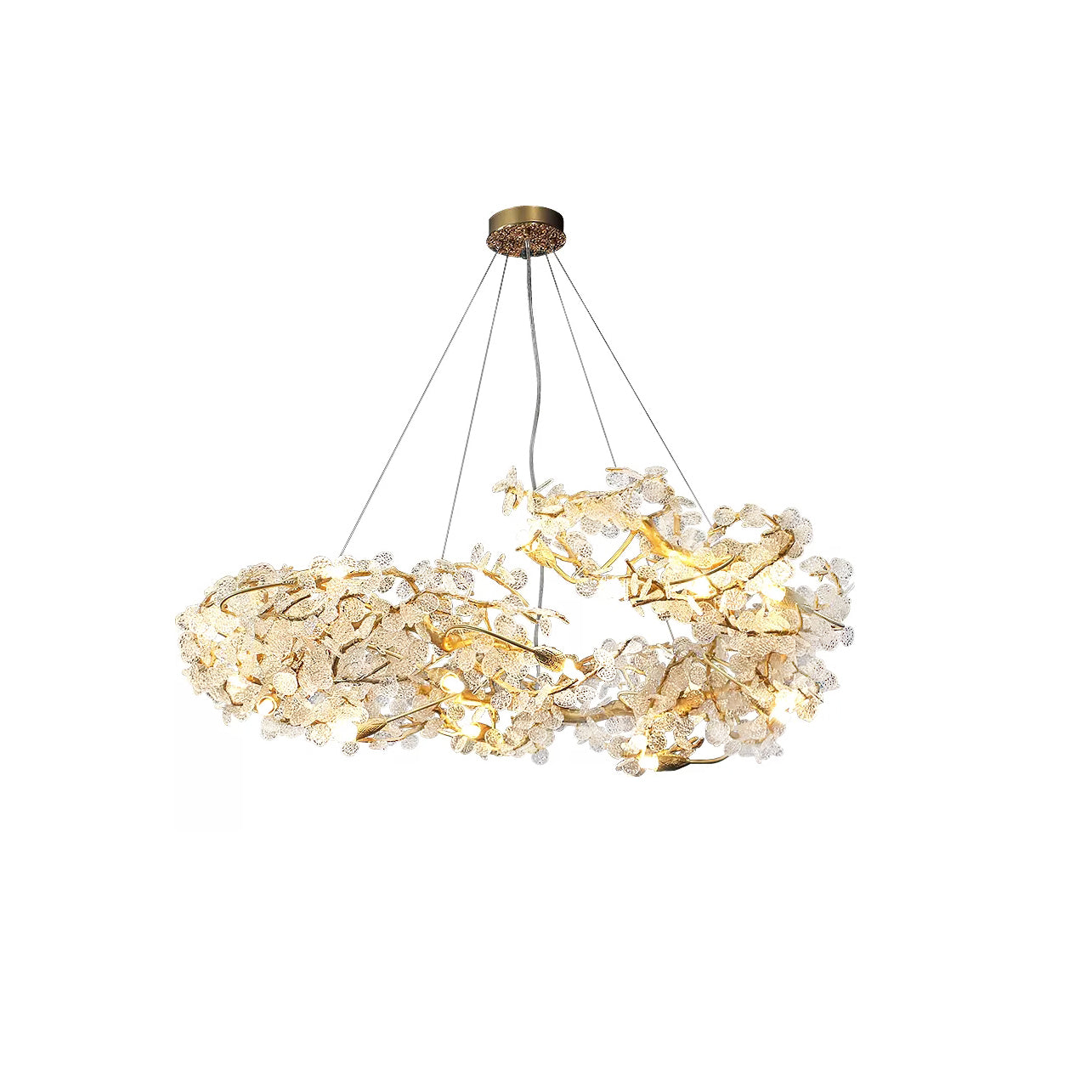 WINTHROP CRYSTAL DROPLET CEILING LANTERN
