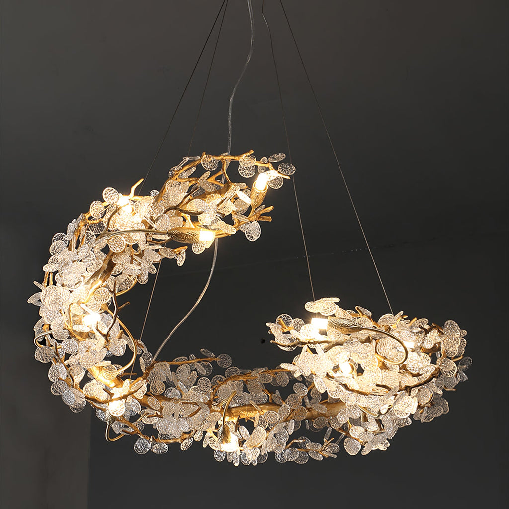 WINTHROP CRYSTAL DROPLET CEILING LANTERN