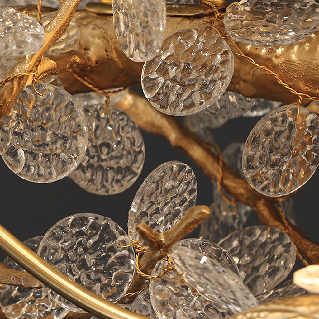 WINTHROP CRYSTAL DROPLET CEILING LANTERN