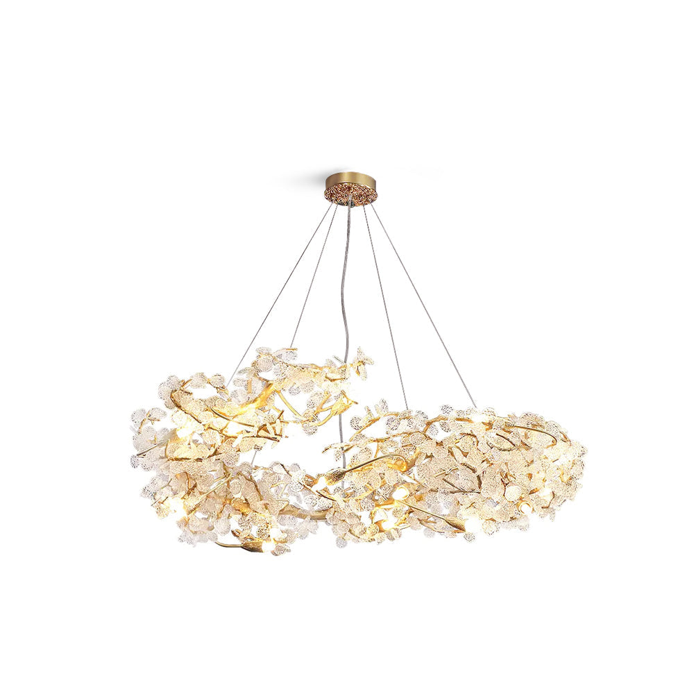 WINTHROP CRYSTAL DROPLET CEILING LANTERN