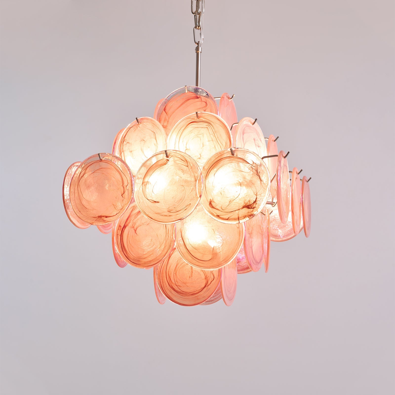 FLORENCE ROSE DISK MURANO CEILING LANTERN