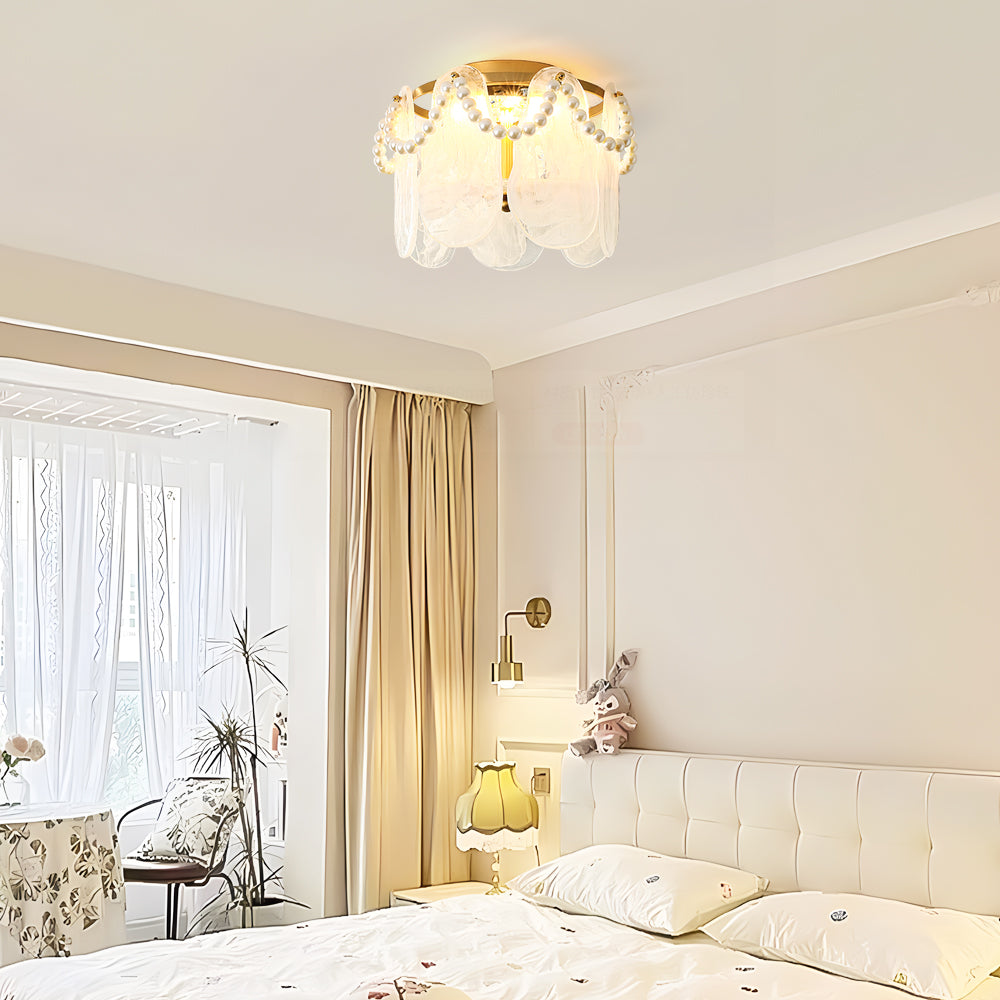 CHARLESTON LUSTROUS ORB CEILING LIGHT
