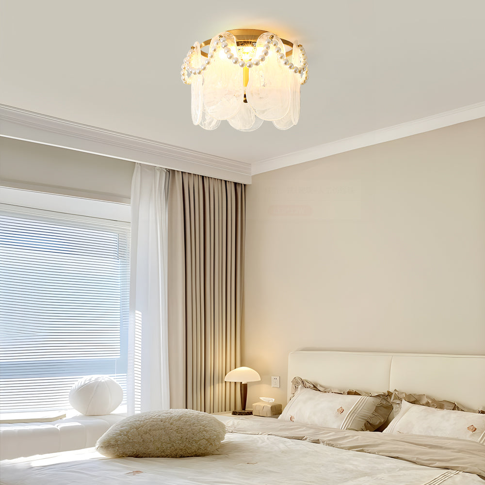 CHARLESTON LUSTROUS ORB CEILING LIGHT