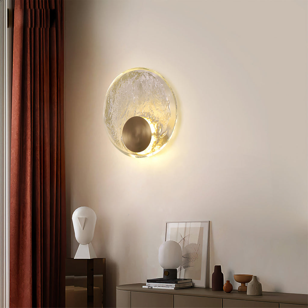 VANDERBILT GLOWING AMBER WALL SCONCE