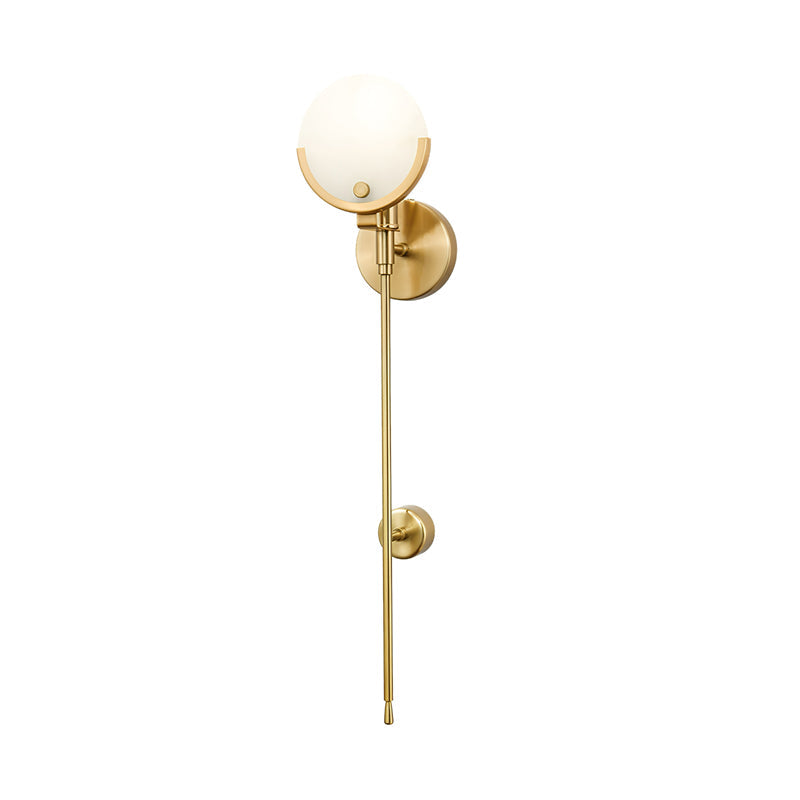 WINTERBOURNE BRASS EMBELLISHED WALL SCONCE