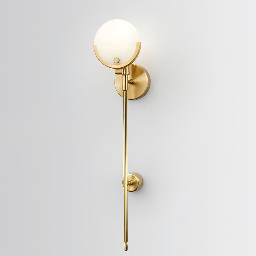 WINTERBOURNE BRASS EMBELLISHED WALL SCONCE