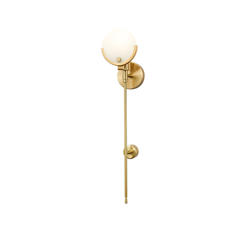 WINTERBOURNE BRASS EMBELLISHED WALL SCONCE