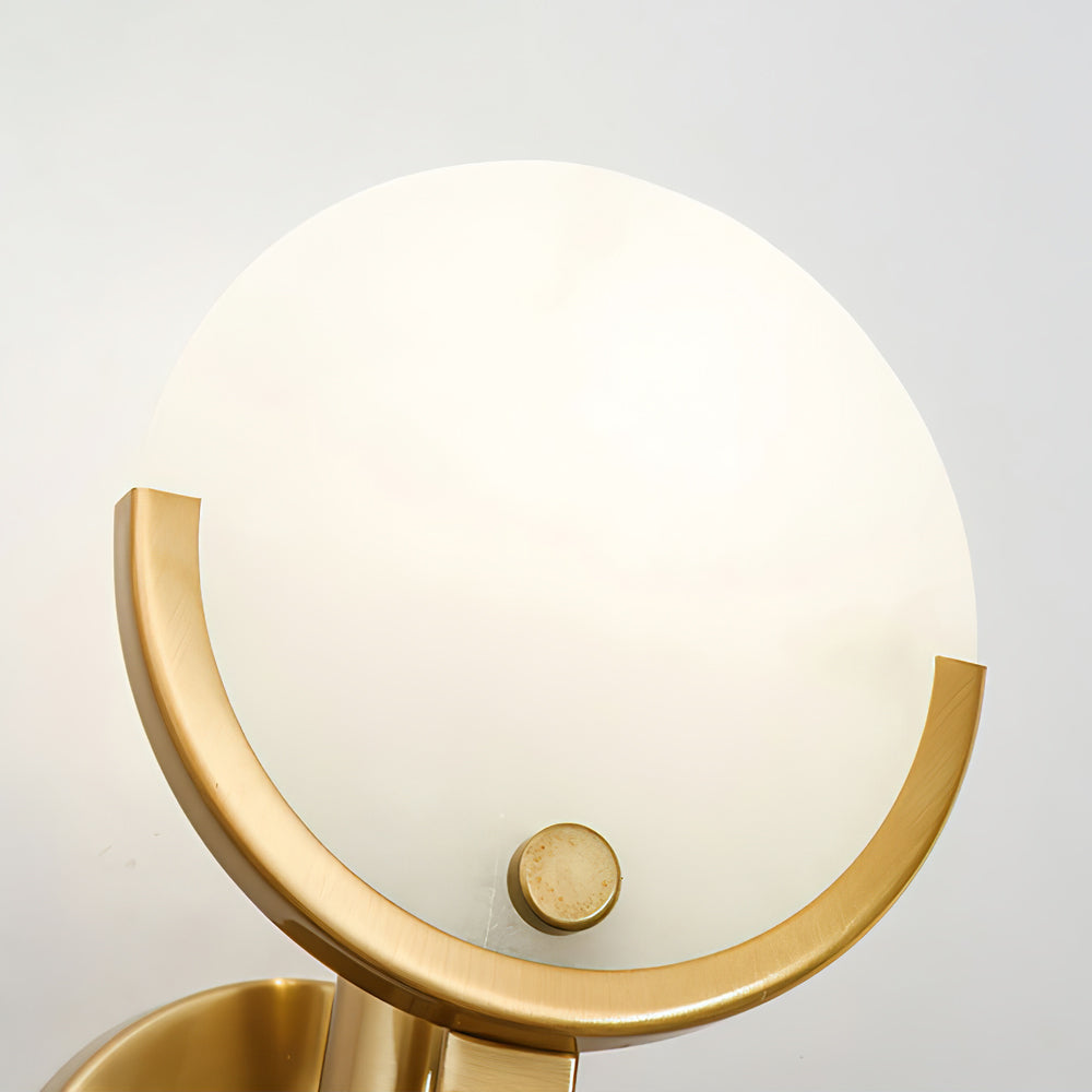 WINTERBOURNE BRASS EMBELLISHED WALL SCONCE