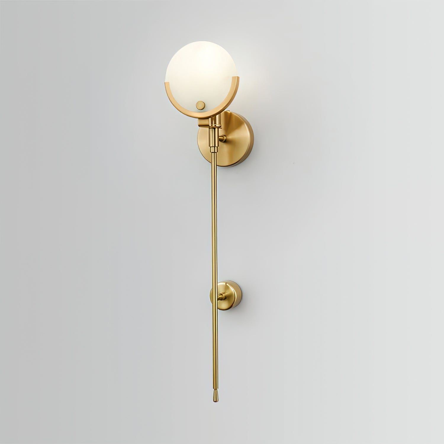 WINTERBOURNE BRASS EMBELLISHED WALL SCONCE