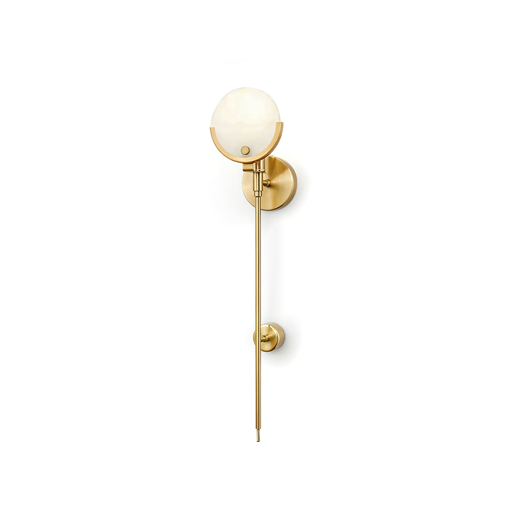 WINTERBOURNE BRASS EMBELLISHED WALL SCONCE