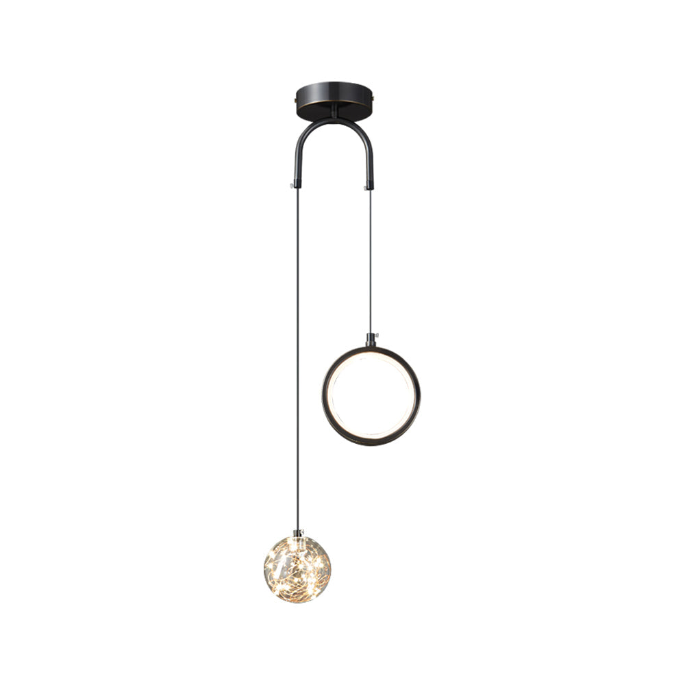 Corinthian Crystal Halo Pendant