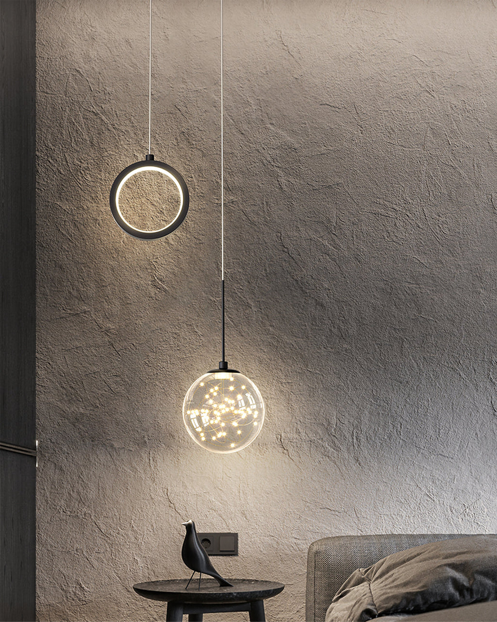 Corinthian Crystal Halo Pendant
