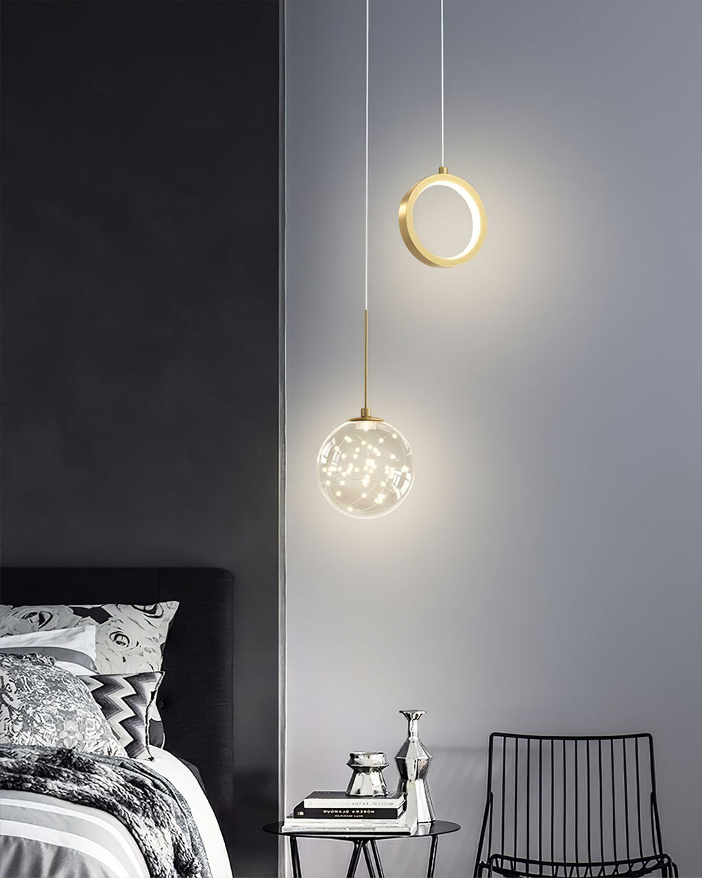 Corinthian Crystal Halo Pendant