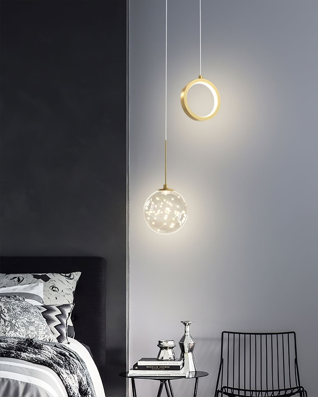 Corinthian Crystal Halo Pendant