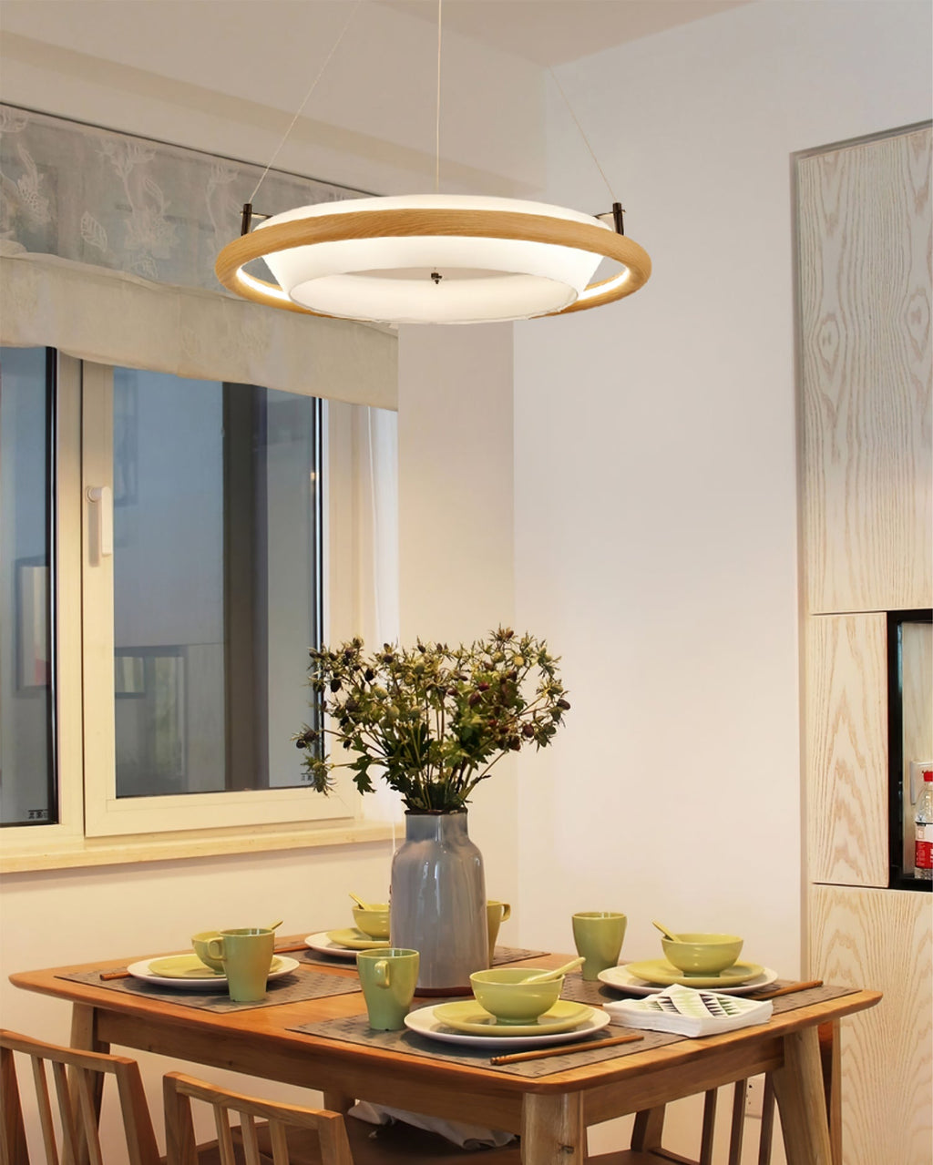 FENWICK RUSTIC WOODEN LUMINAIRE