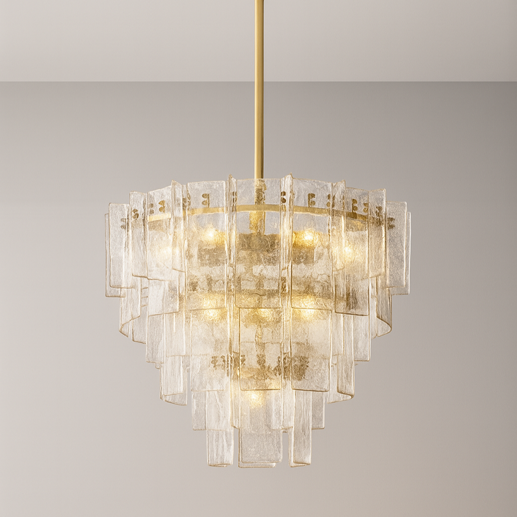 VILLENEUVE CRYSTAL TIERED CEILING LANTERN