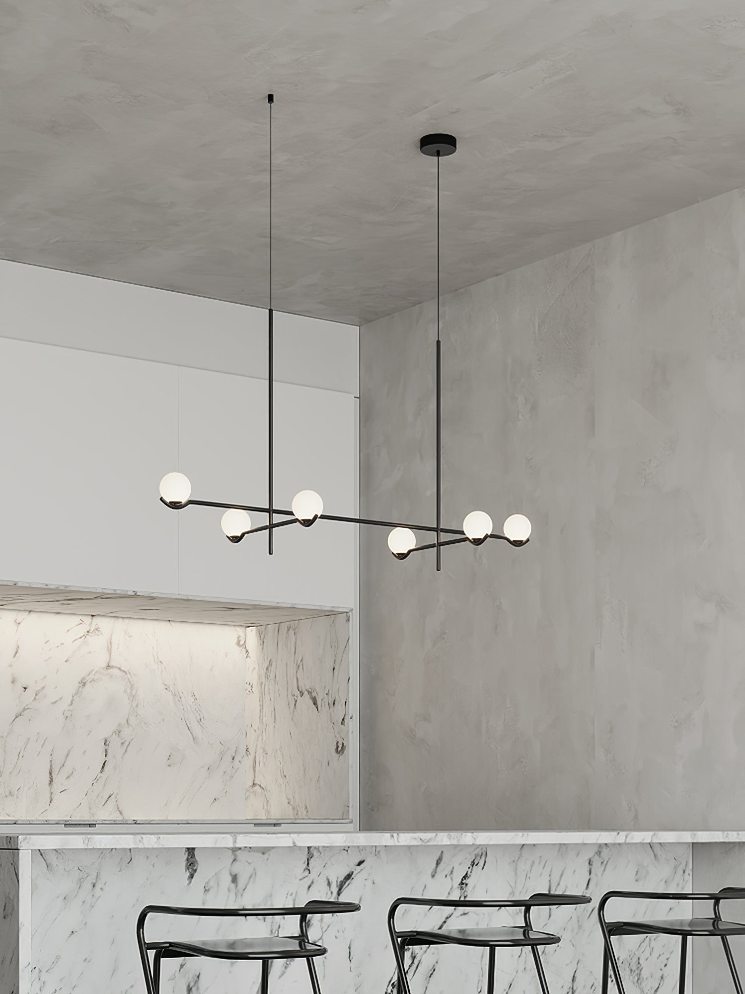 Langston Crystal Cascade Pendant