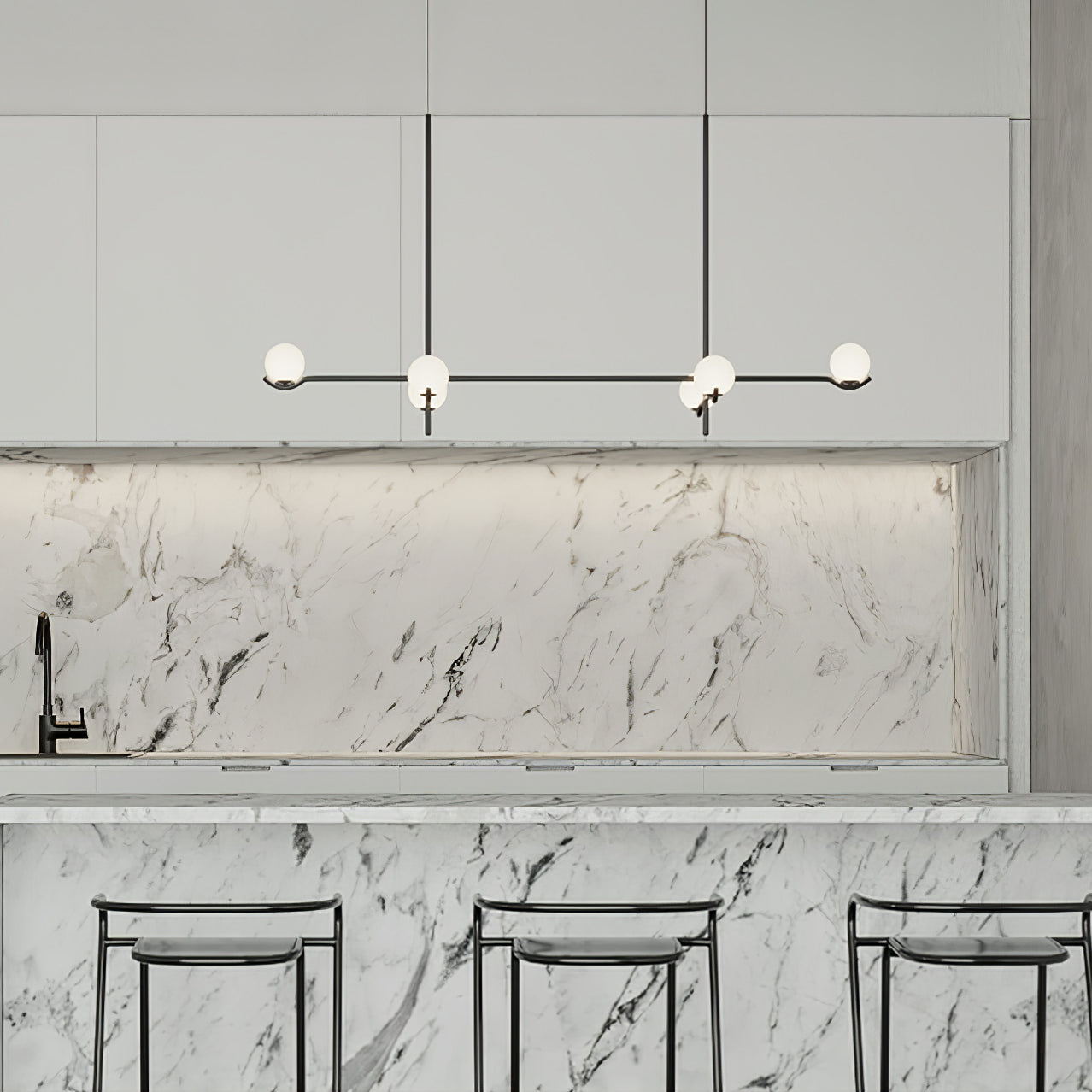 Langston Crystal Cascade Pendant