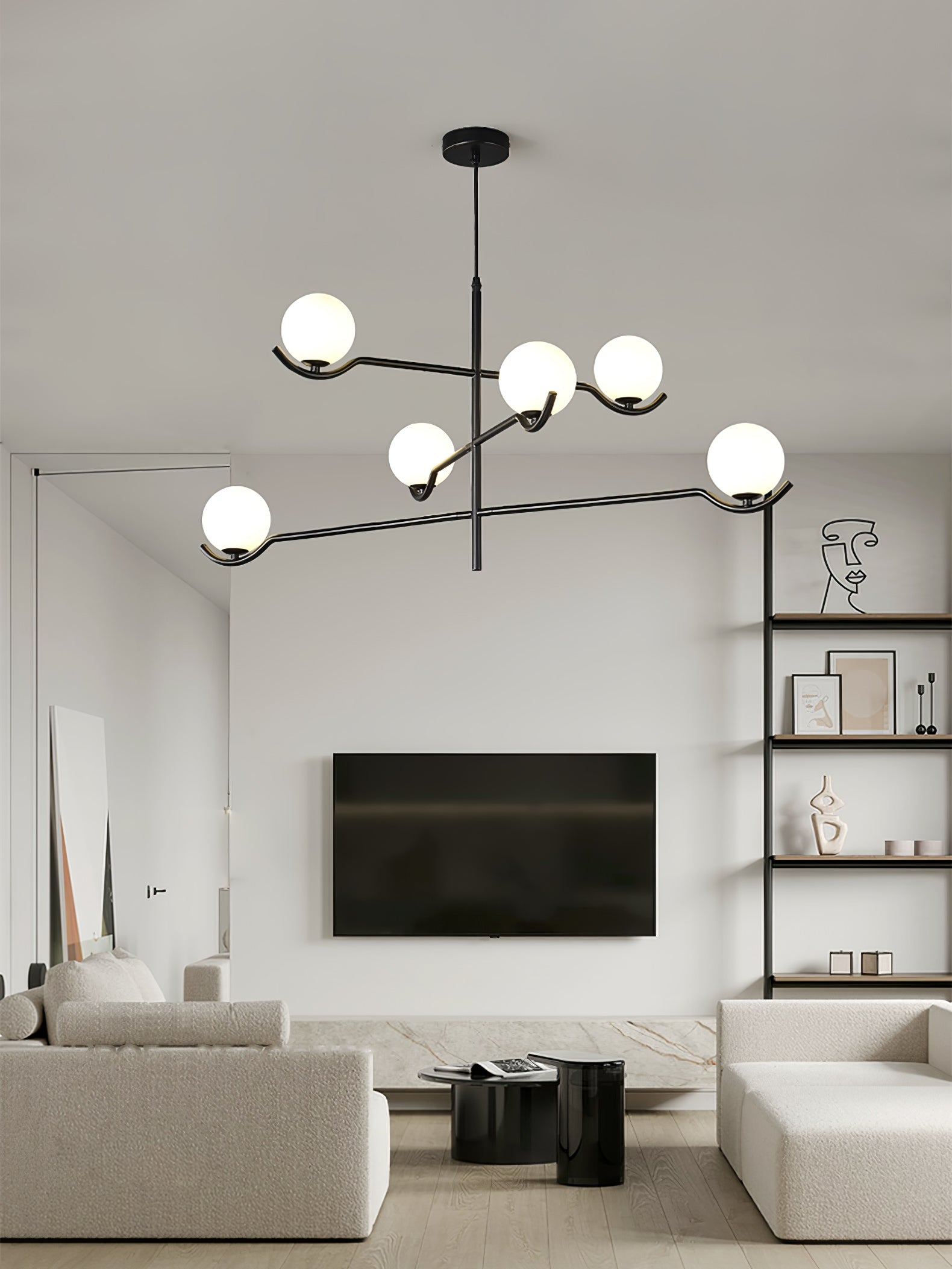 Langston Crystal Cascade Pendant