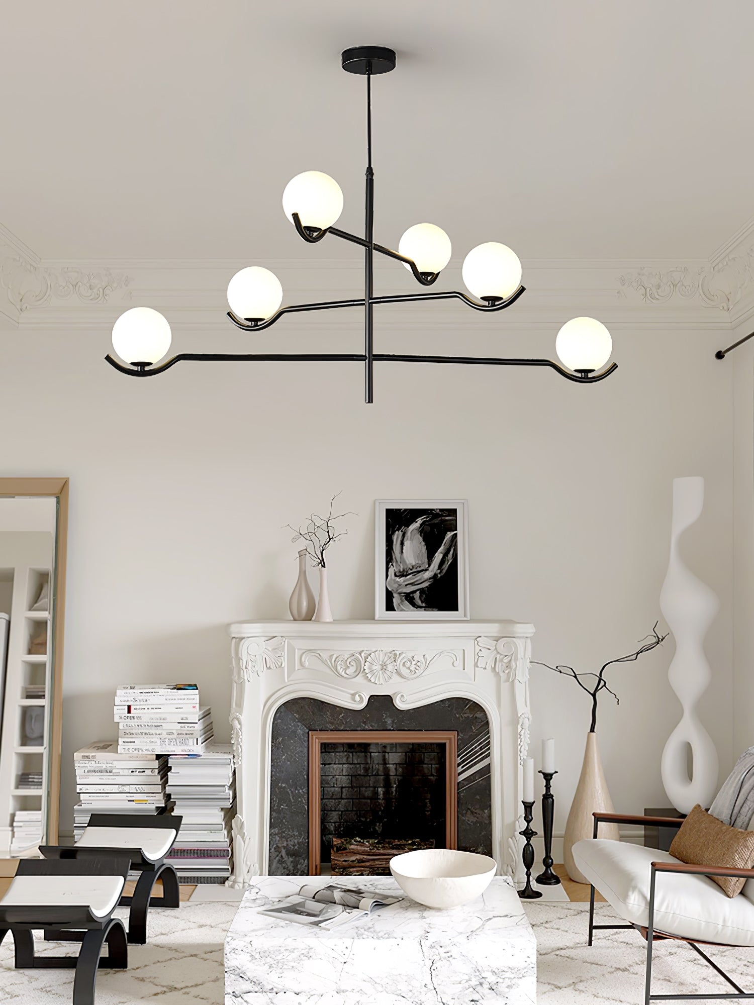 Langston Crystal Cascade Pendant