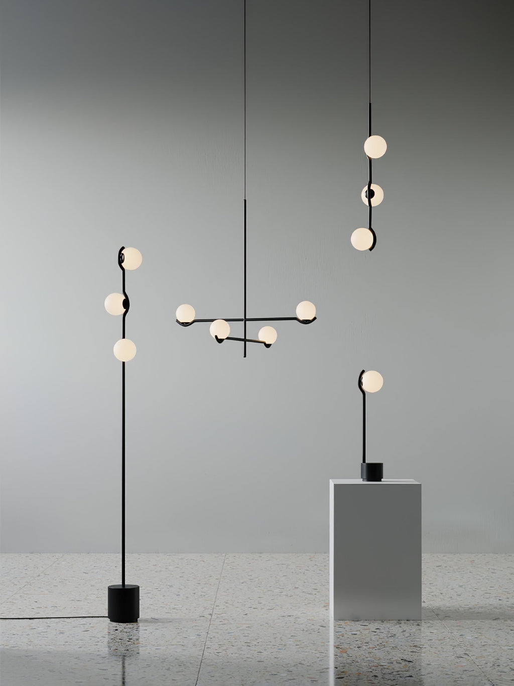 Langston Crystal Cascade Pendant