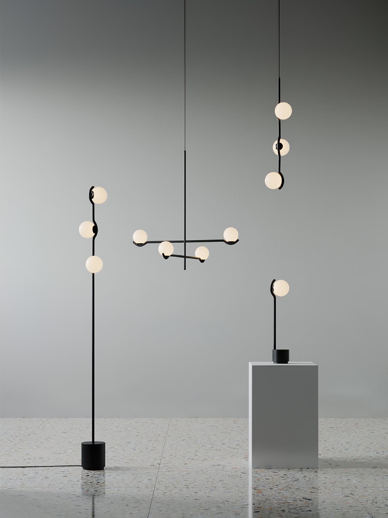 Langston Crystal Cascade Pendant