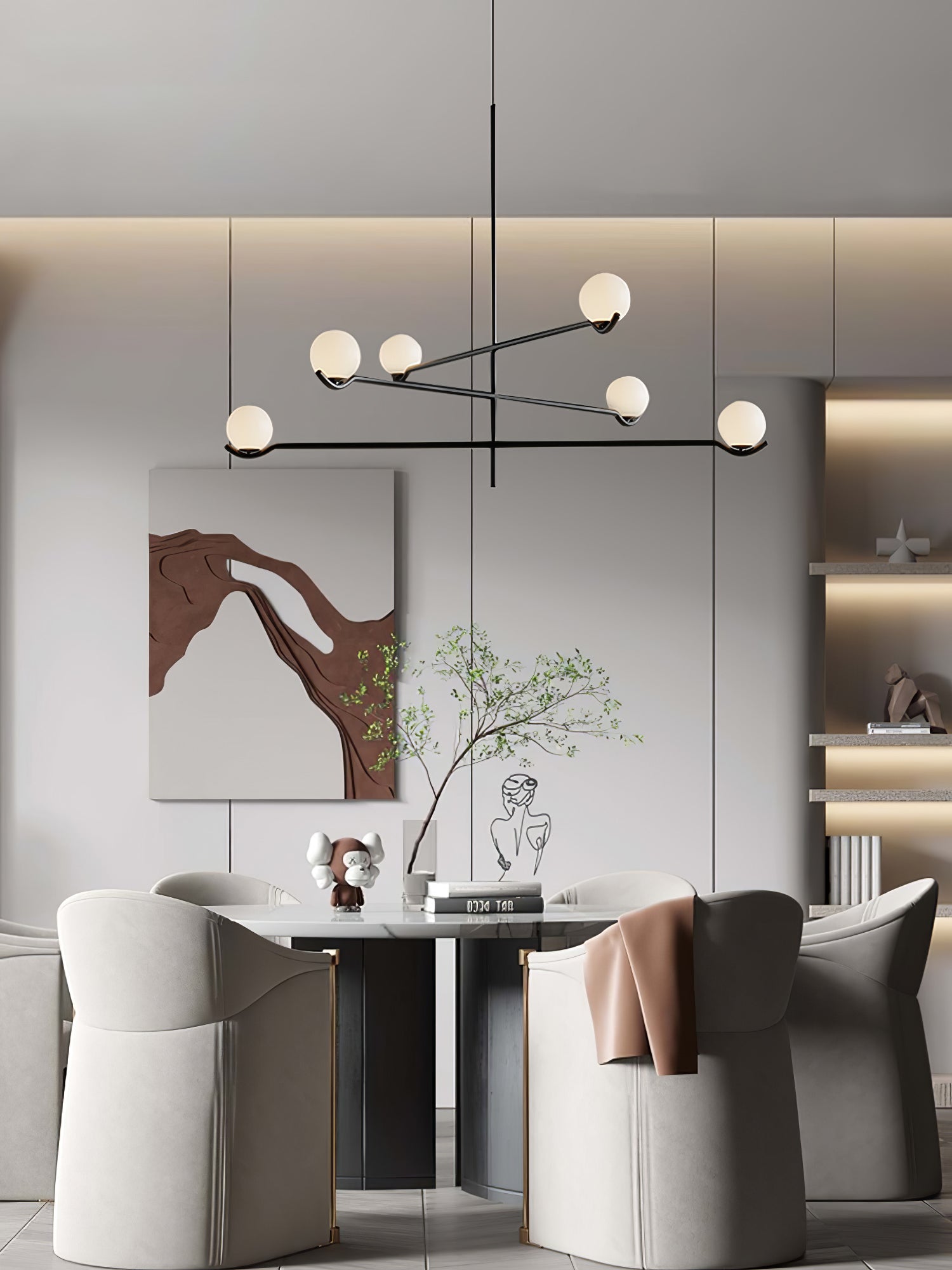 Langston Crystal Cascade Pendant