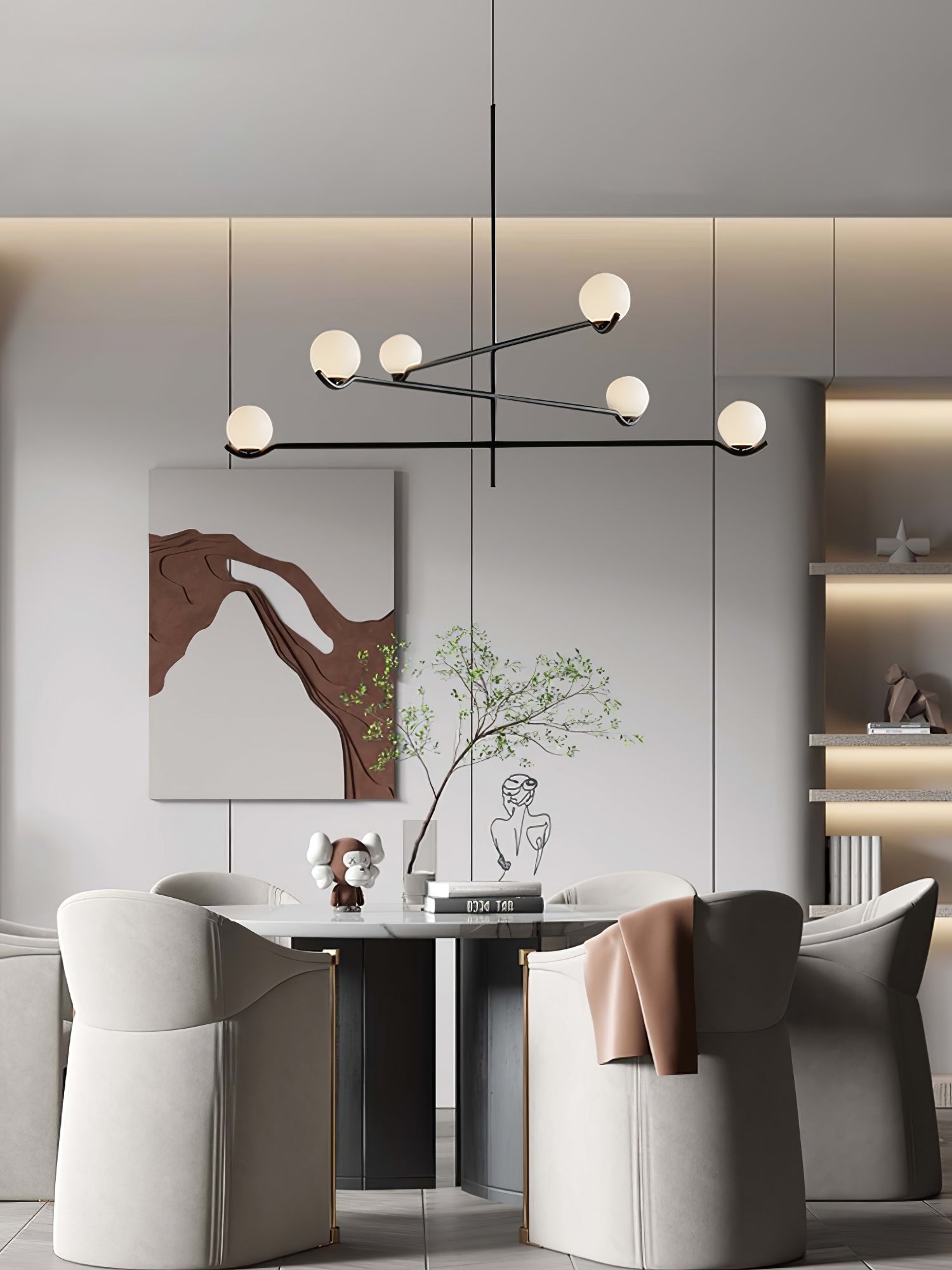 Langston Crystal Cascade Pendant
