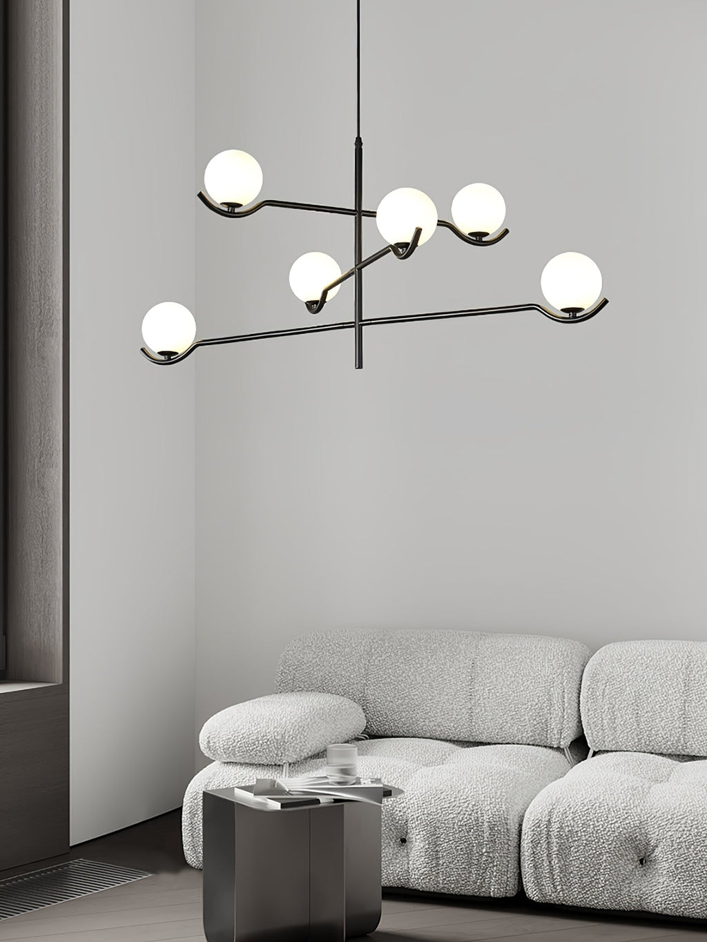 Langston Crystal Cascade Pendant