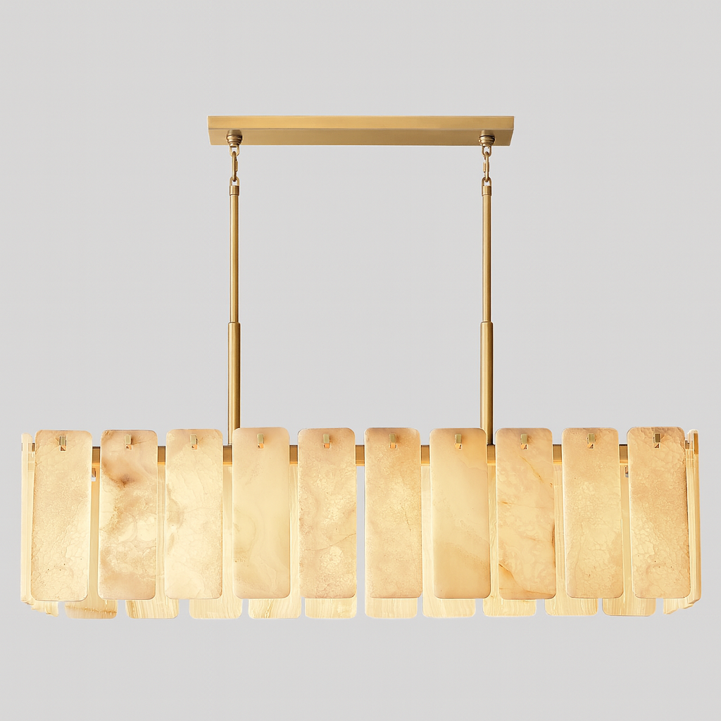 VITTORIA ONYX RECTANGULAR CEILING CHANDELIER