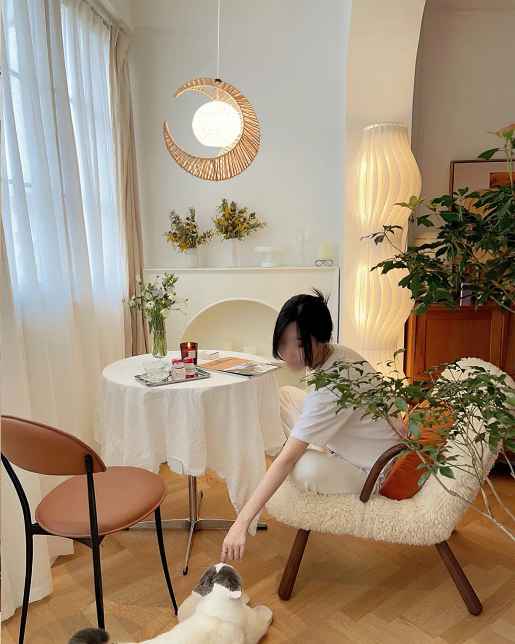 CELENIA LUNAR ORB HANGING LAMP