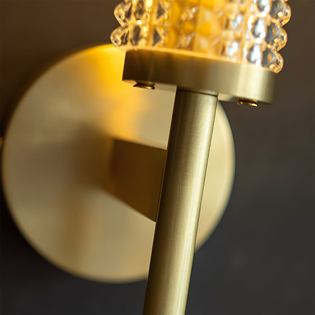 Stratford Gilded Orb Wall Sconce