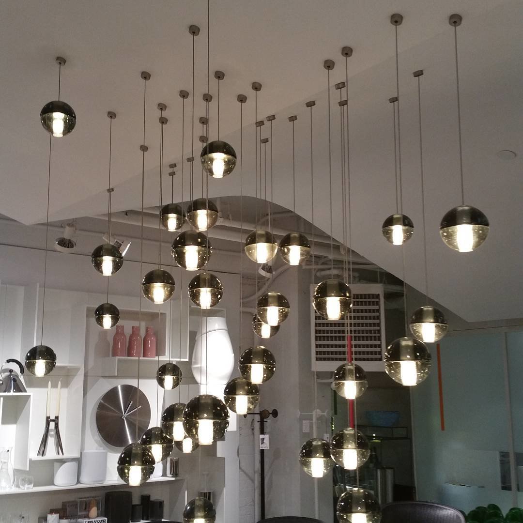 CAVENDISH SPHERE CRYSTAL CEILING LIGHT