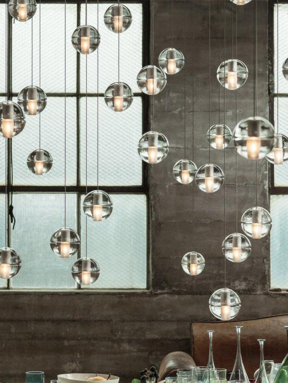 CAVENDISH SPHERE CRYSTAL CEILING LIGHT