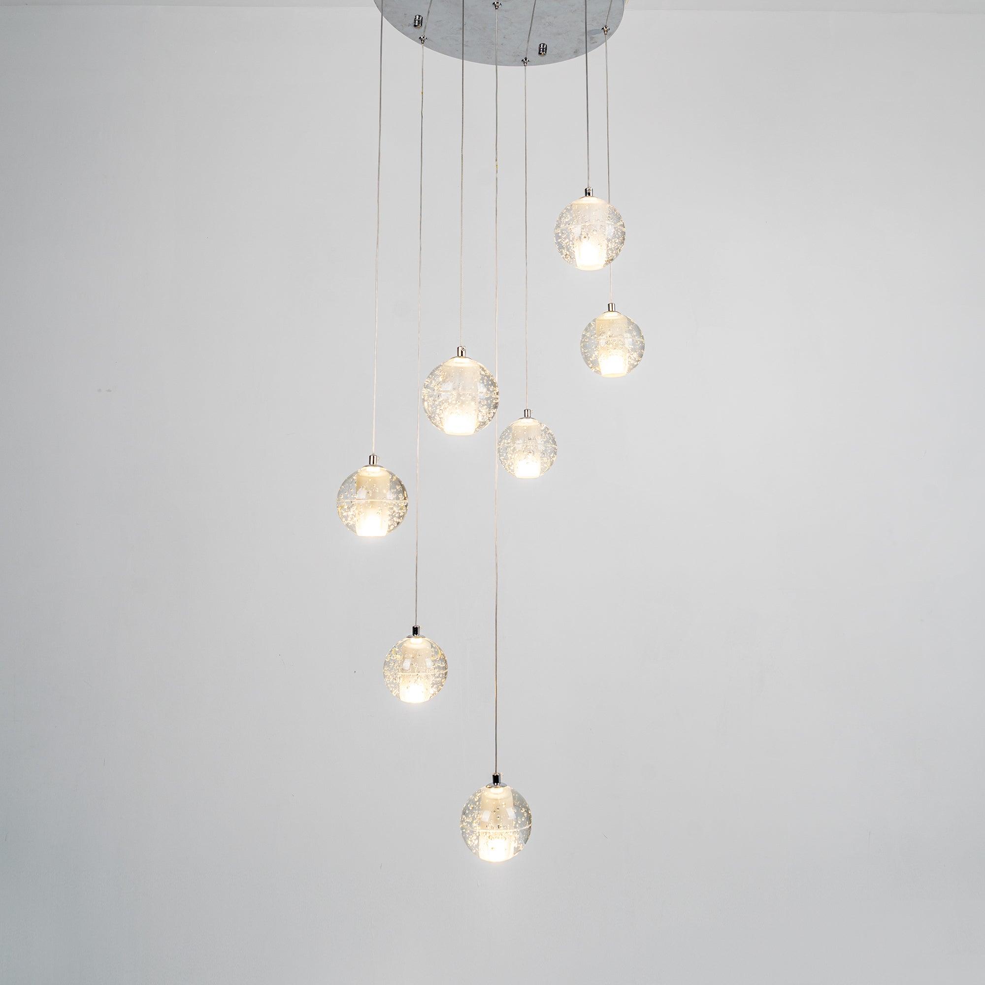 CAVENDISH SPHERE CRYSTAL CEILING LIGHT