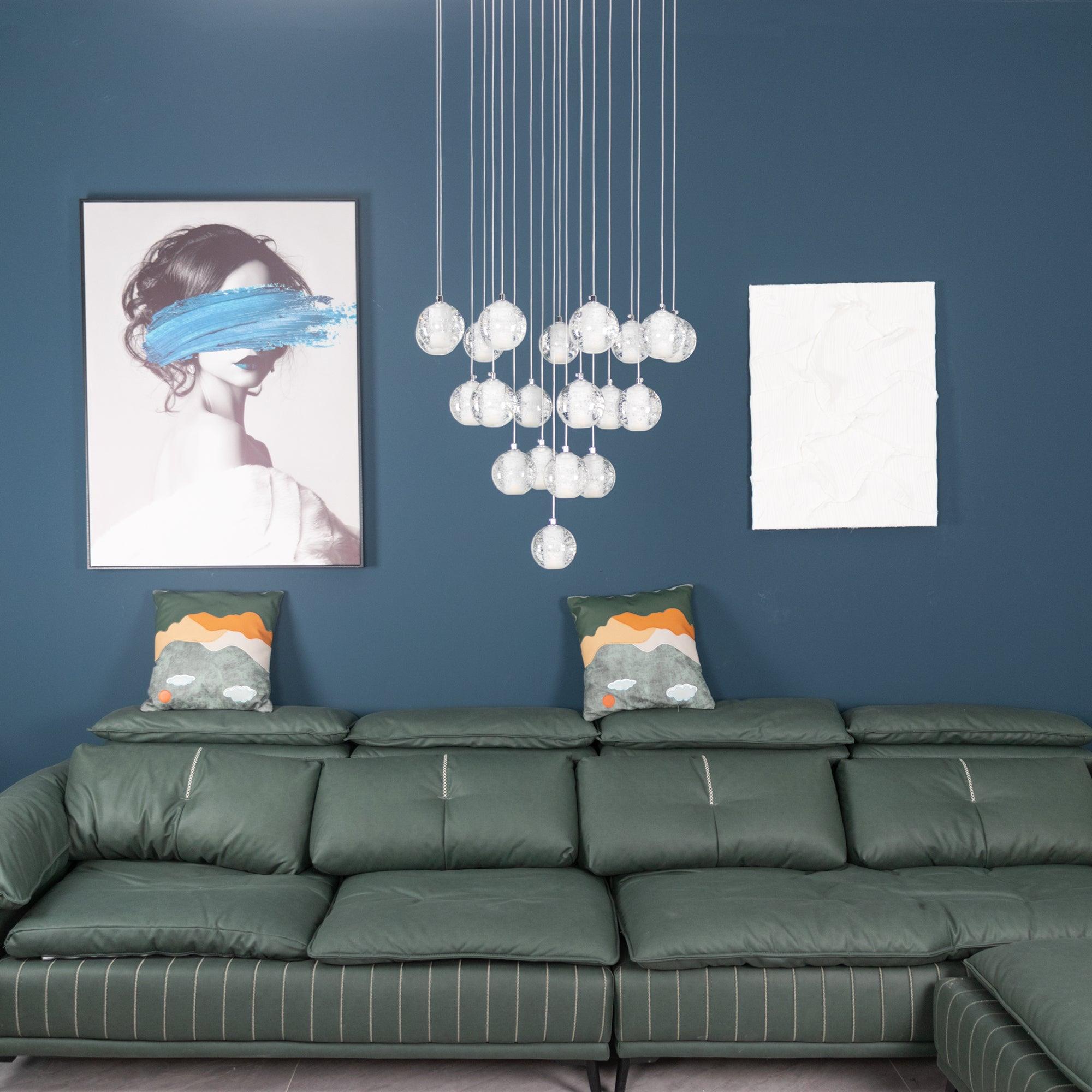 CAVENDISH SPHERE CRYSTAL CEILING LIGHT