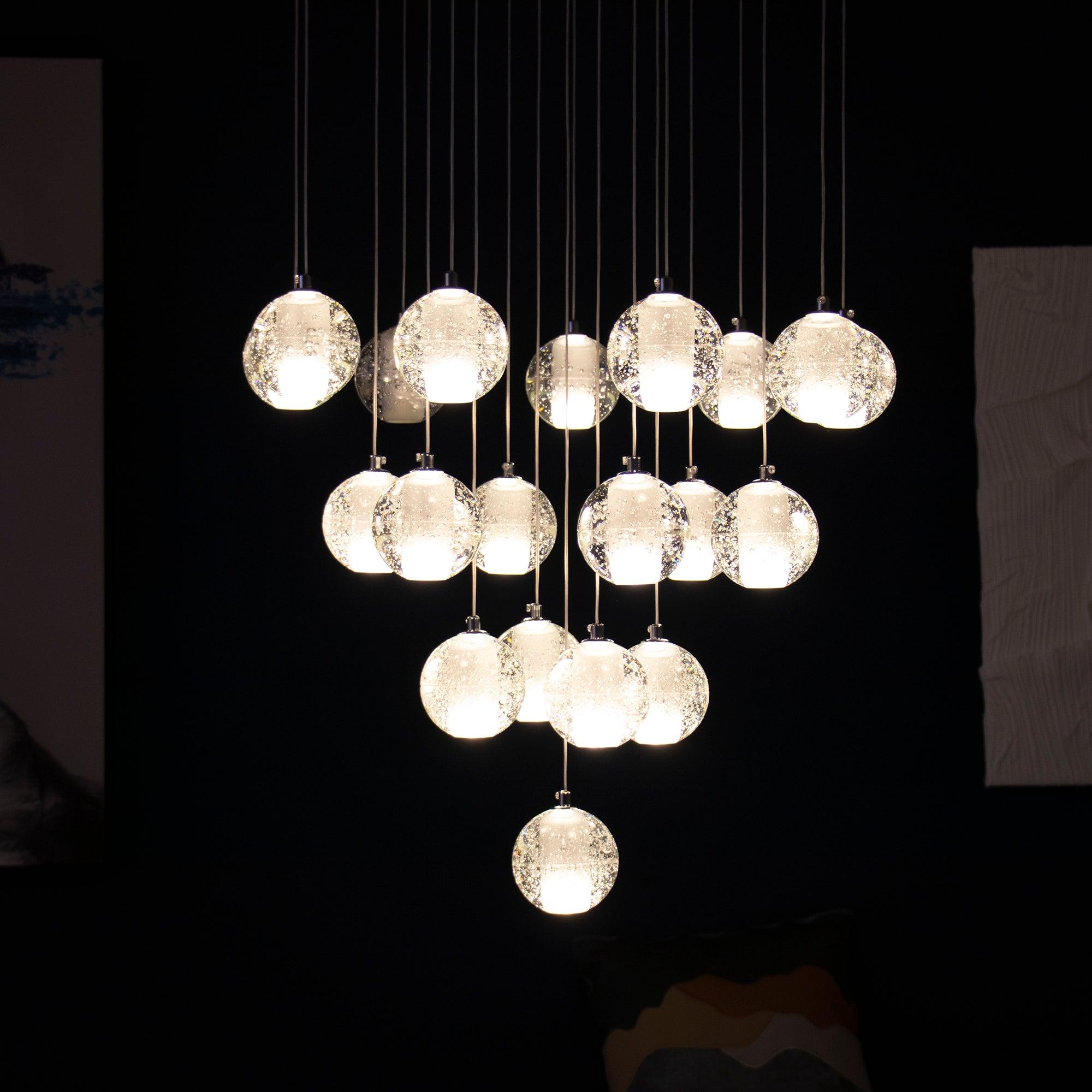 CAVENDISH SPHERE CRYSTAL CEILING LIGHT